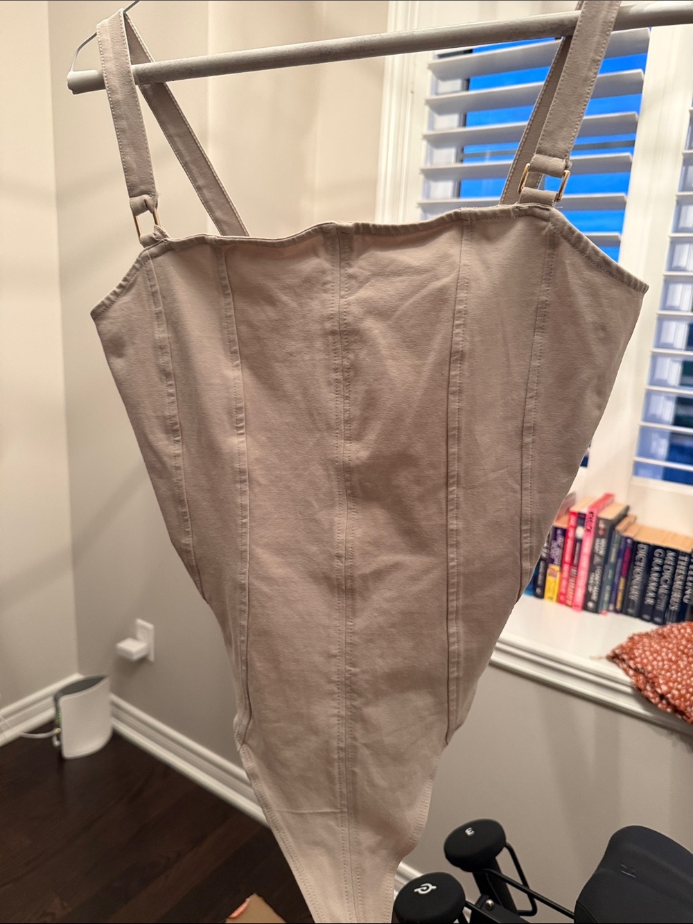 Beige Structured Corset Bodysuit PTP 15 size S